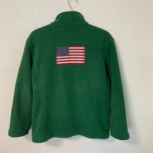 L.L. Bean American Flag Fleece